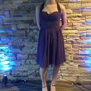 Wtoo Plum Bridesmaid Dress Size 2